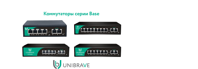 Коммутаторы Unibrave BASE Коммутаторы Unibrave BASE
