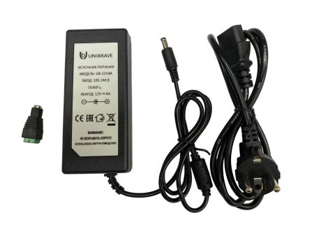 Блок питания Unibrave UB-12V4A Блок питания Unibrave UB-12V4A