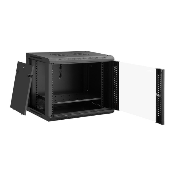 UB-WMC-9U-60/45-GD (B) Шкаф телекоммуникационный настенный 19" 9U, (600*450*500 мм)