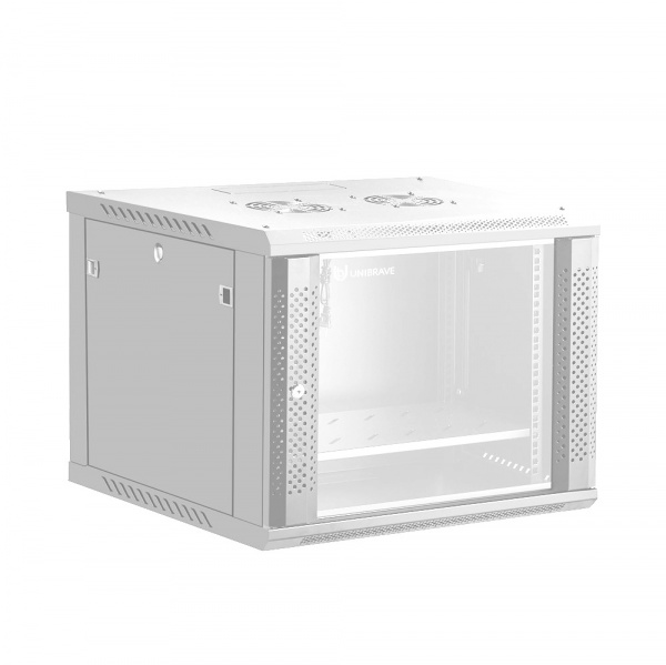 UB-WMC-9U-60/45-GD (G) Шкаф телекоммуникационный настенный 19" 9U, (600*450*500 мм)