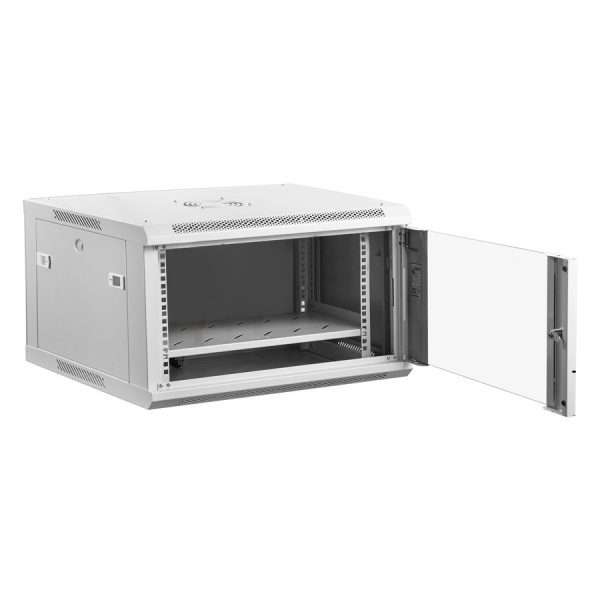UB-WMC-6U-60/45-GD (G) Шкаф телекоммуникационный настенный 19" 6U, (600*450*370 мм)