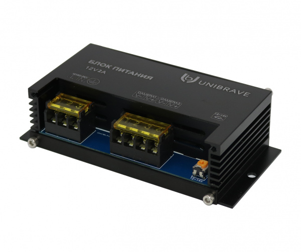 UB-БП-12V2A-2CH Блок питания Unibrave UB-БП-12V2A-2CH, металл